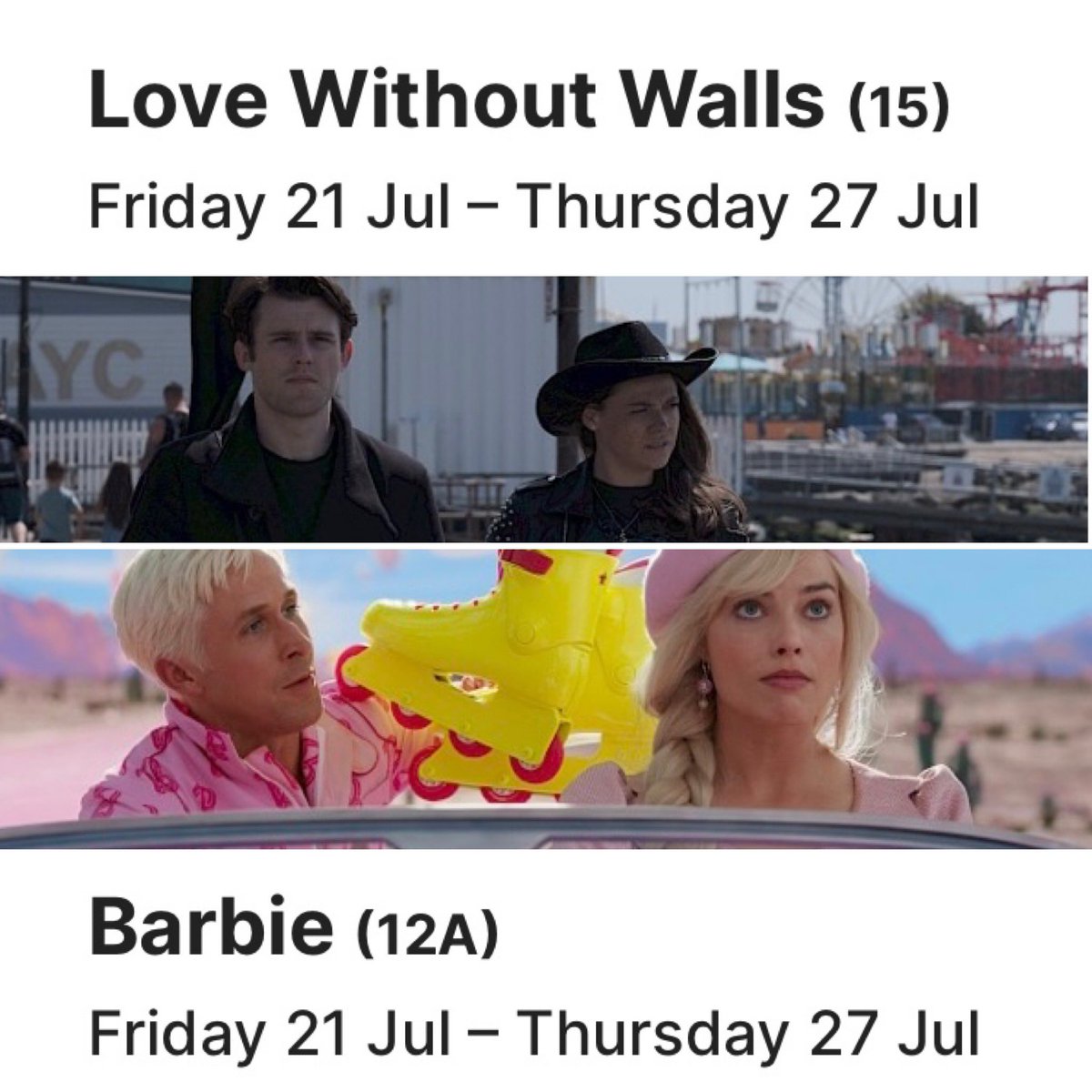 Jane Gull (@gulljane) on Twitter photo Our film <a href="/lww_film/">Love Without Walls Film</a> back in Ipswich by popular demand at the lovely <a href="/kingstreetcine/">King Street Cinema</a> alongside <a href="/barbiethemovie/">Barbie Movie</a> Two very different love stories…#lovewithoutwallsfilm #BarbieMovie #doublebill Our film <a href="/lww_film/">Love Without Walls Film</a> back in Ipswich by popular demand at the lovely <a href="/kingstreetcine/">King Street Cinema</a> alongside <a href="/barbiethemovie/">Barbie Movie</a> Two very different love stories…#lovewithoutwallsfilm #BarbieMovie #doublebill