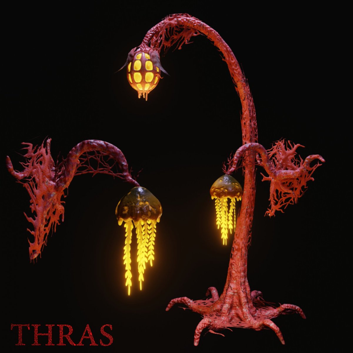 Thras_Skyrim's tweet photo. Some more of our Sload/Thrassian architecture 3d for you with the finished coral Glowlamps!
3D Artwork by “Giijubaar”
https://t.co/mxrJubtoYq https://t.co/A104T1FnSg