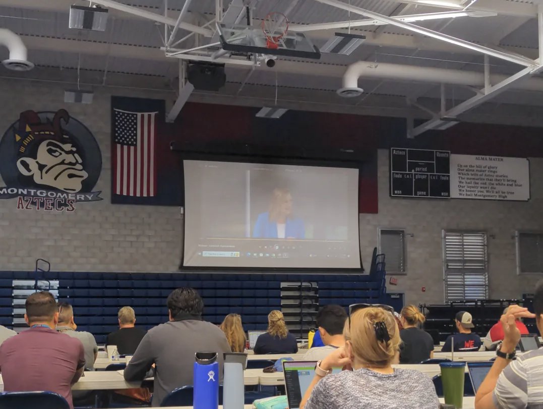 AnkerMath's tweet image. Our district PD today was a 3 hour video of a keynote given at some conference 

and before you ask, of course this was an outside edu consulting company that provided this &quot;training&quot;

truly comical levels of phoning it in lmao