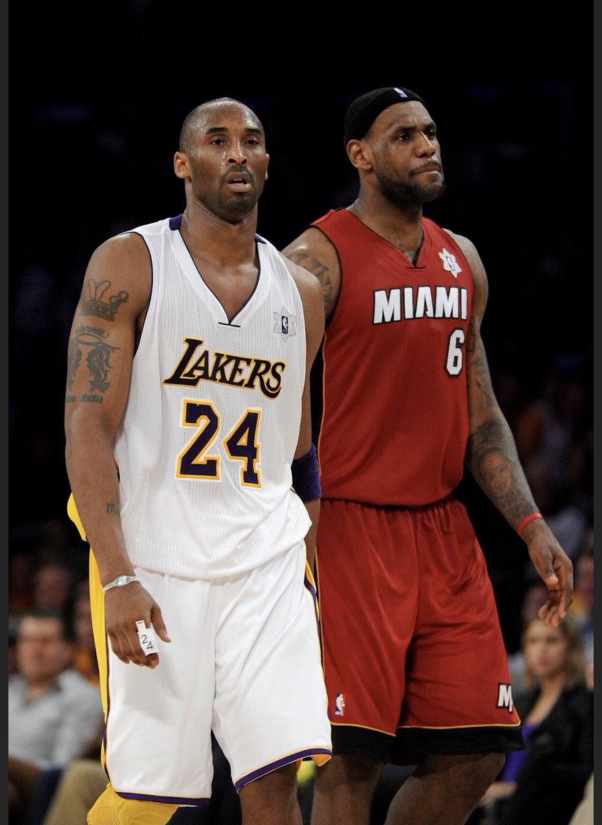 Bron Stans hate Kobe because they know Kobe’s basketball legacy is better. Here’s why Kobe’s Two championships post-Shaq are greater than all of Lebron’s rings: 

Each time Lebron has won a ring he had either a TOP 5 or TOP 10 teammates, or players with Top Tier scoring ability