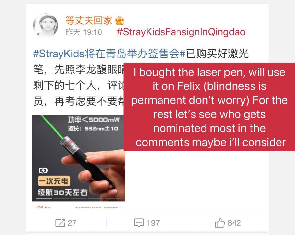 smoothafra's tweet photo. the fact that it wasn’t even a one person with cruel intentions but over 800 ppl liked that idea. it wasn’t enough for you @jypnation @stay_support to believe the danger was real? #JYPEPROTECTSKZ https://t.co/3CsoAcX86k