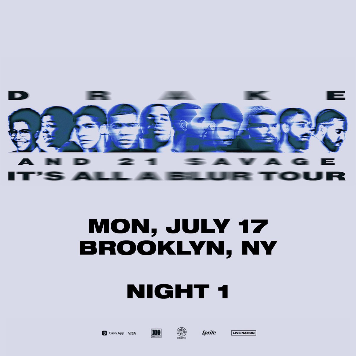 WordOnRd's tweet photo. ITS ALL A BLUR TOUR hits BROOKLYN for Night 1 of 4. #Night1 #iaabtour https://t.co/g9T3OAojrI
