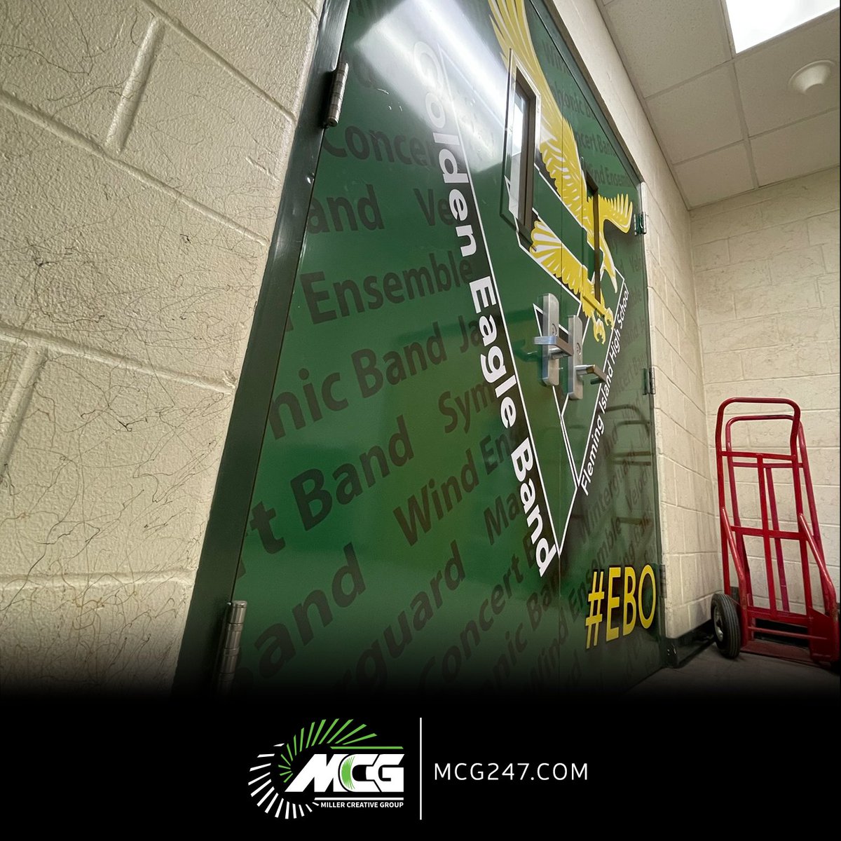 MCG247JAX's tweet photo. Fleming Island HS door wraps 🦅
.
#mcg #millercreative #mcg247 #millercreativegroup #custom #wrap #unusuallycustom #jacksonville #orangepark #flemingisland #custommade #photography #photo #interiordesign #contactus #band #florida #ebo #eaglebandone #flemingislandhighschool #print https://t.co/vySQch5KYv