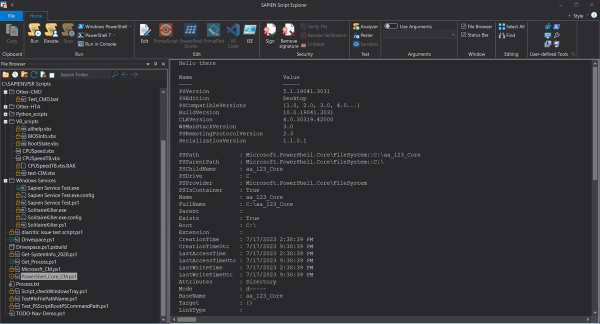 SAPIENTech's tweet image. An #ARM64 version of the SAPIEN Script Explorer has been released and is available on your SAPIEN Account page.
#SAPIENTech #PowerShell #pwsh #scripting