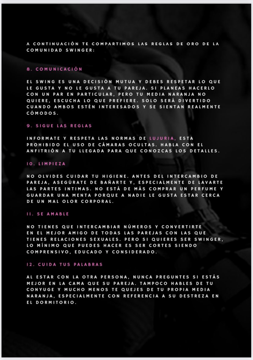 lustsocietycol's tweet photo. Para LSC es muy importante que tod@s estemos sintonizados y cumplamos el reglamento sin excepción. Los invitamos a leerlo. 

Tenemos entradas generales disponibles

Julio 21 
8:30p.m - 5:00a.m 
Cra 11 # 71-55 

#sevaletodo #sexoenbogota #fiestaenbogota #libertadsexual #newswinger https://t.co/9GfoBvg21k
