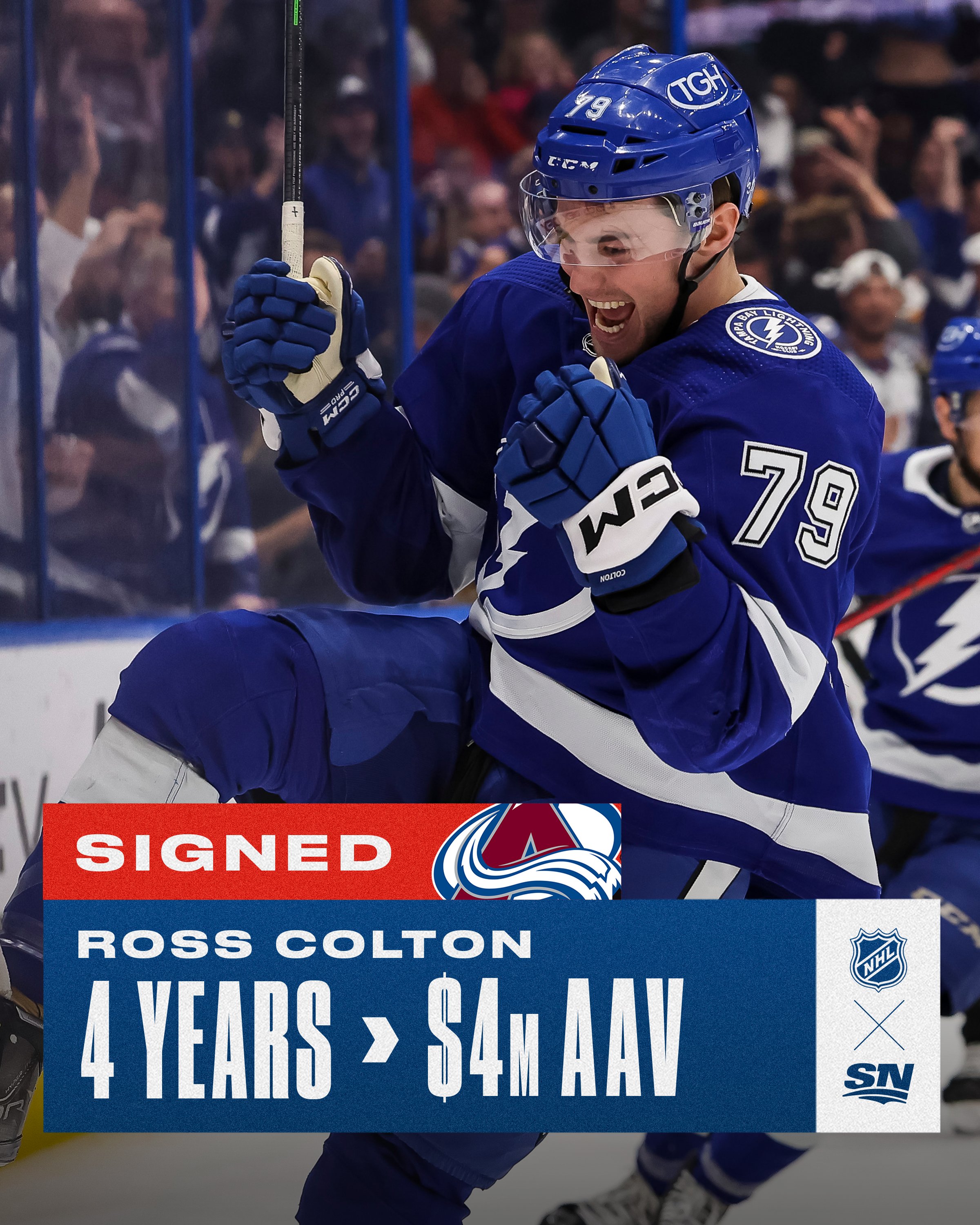 Ross Colton Signed to Four-Year Deal