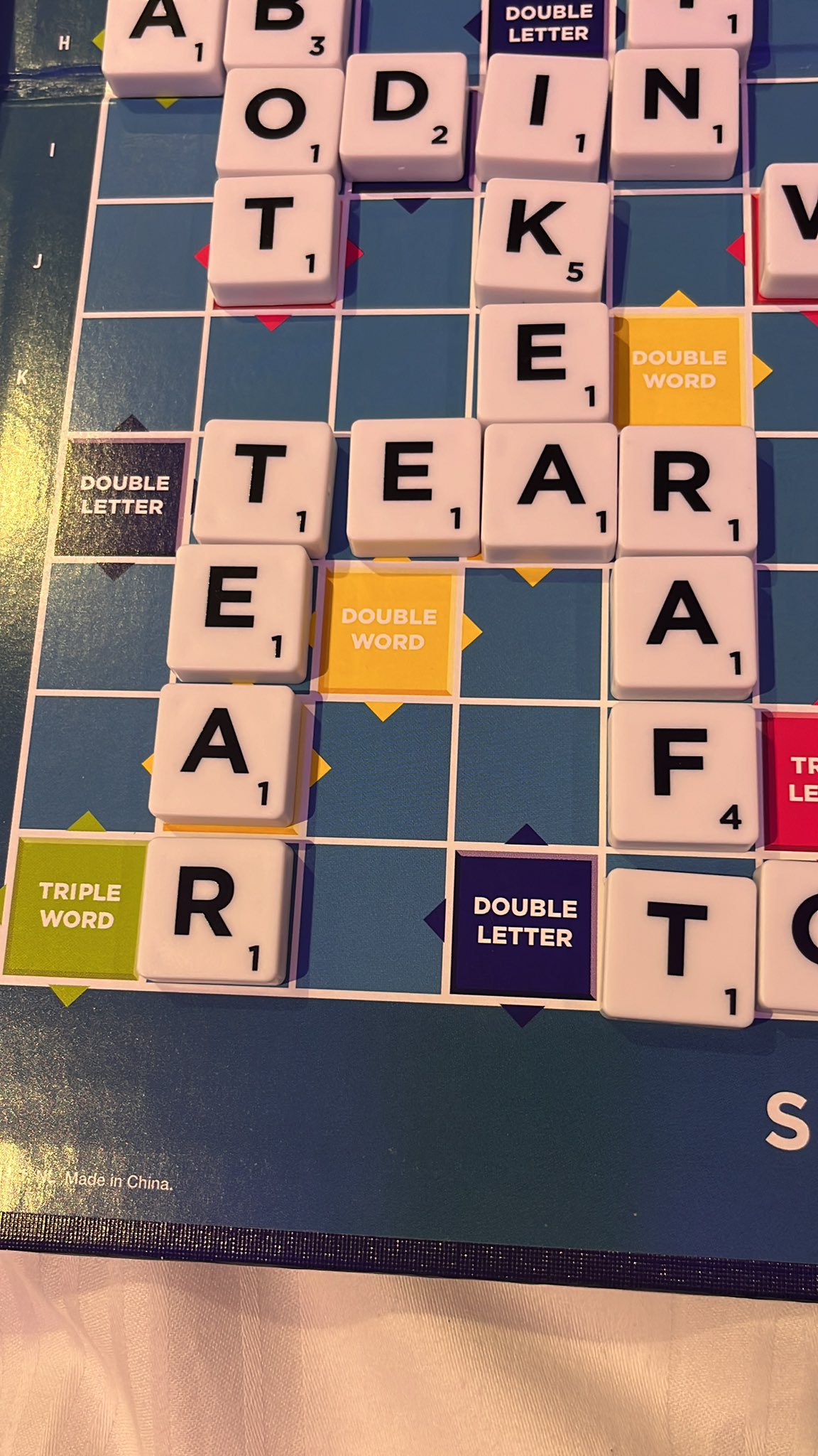 Kalli on Twitter "Matthew is very creative with his scrabble words (he