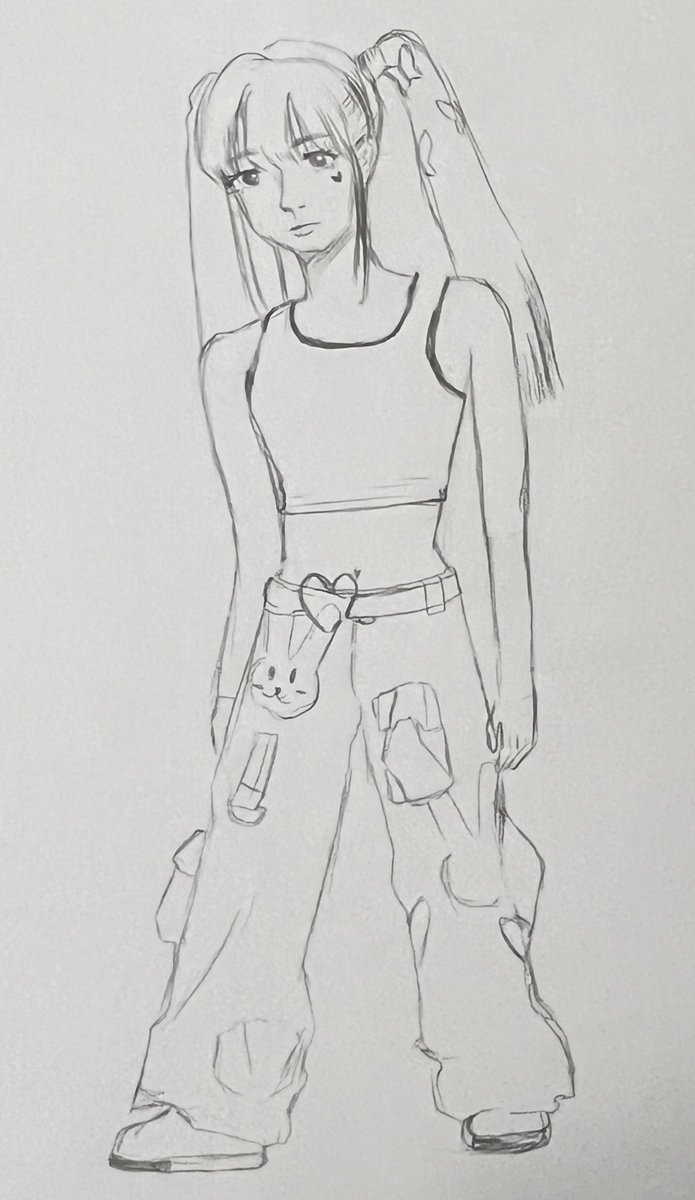 yelleooo's tweet photo. I’m super shyy super shyy 

#newjeans #fanart https://t.co/o40vpkeCk1