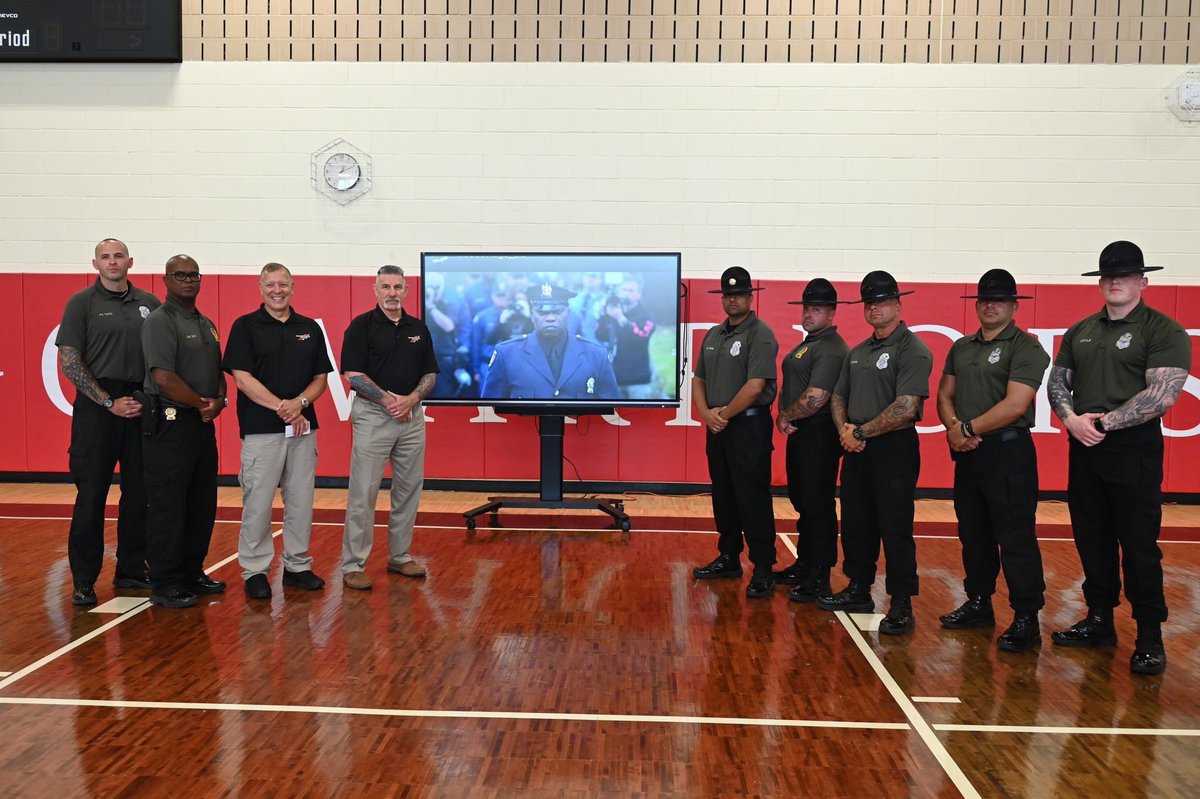 First, Eric C. Ransom Junior Police Academy graduation. Carrying on his legacy.