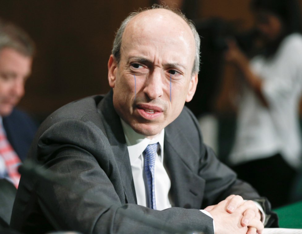 AltcoinDaily's tweet photo. Gary Gensler is disappointed with the Ripple $XRP SEC ruling. https://t.co/O0eS11htZr