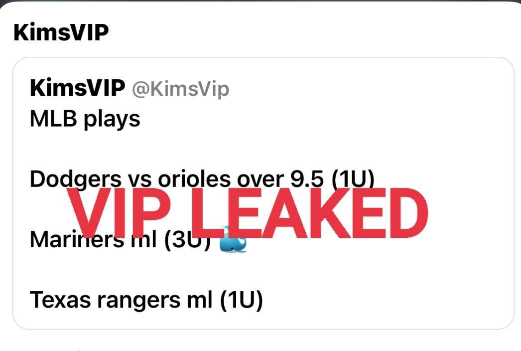 ItsCappersPicks's tweet image. #KimsPicks