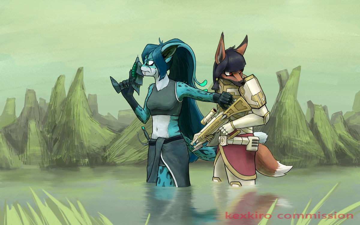 kexkiro's tweet photo. commission for @emdigoat  
thank you so much for your support! https://t.co/lqjs4OplGv