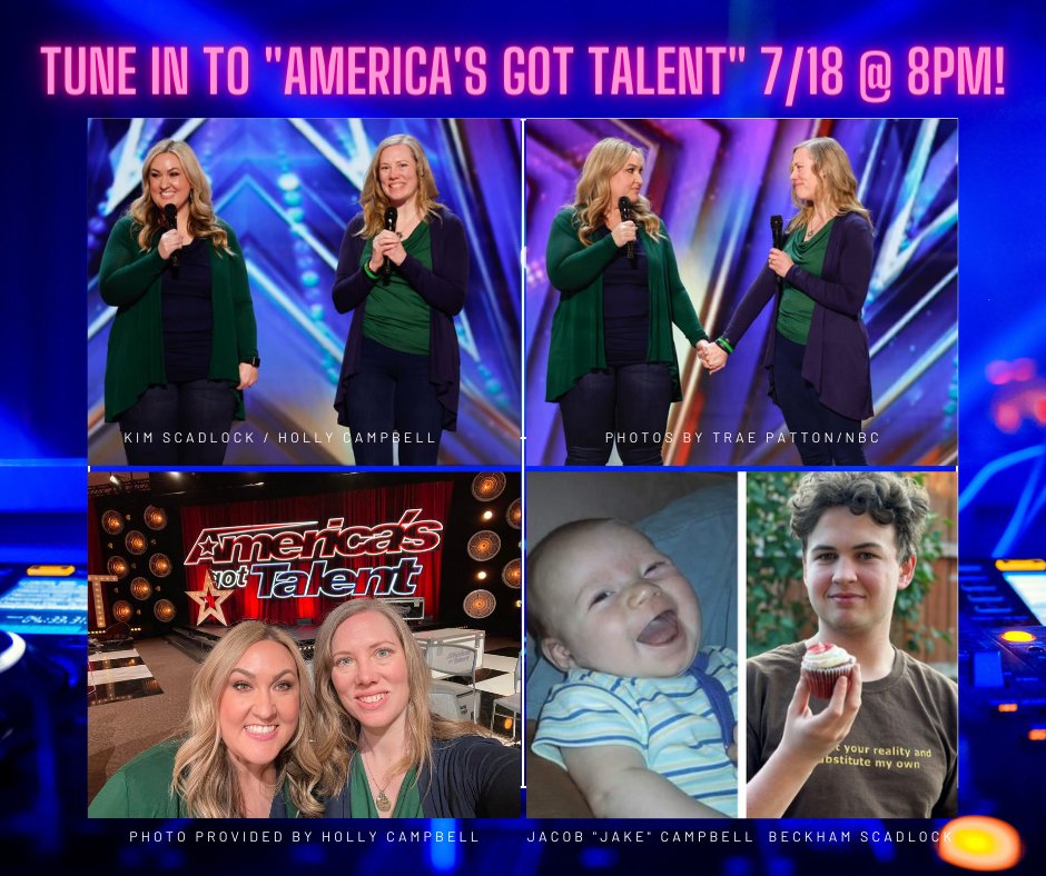 TUNE IN! An incredible story (with a regional connection) about how the gift of life united two families in heart & song will be featured on @AGT! Hear Holly and Kim's story and watch them perform tomorrow night @ 8 PM ET/PT on @NBC. #AGT #NBC #passlifeon #donatelife @URMed_GCH