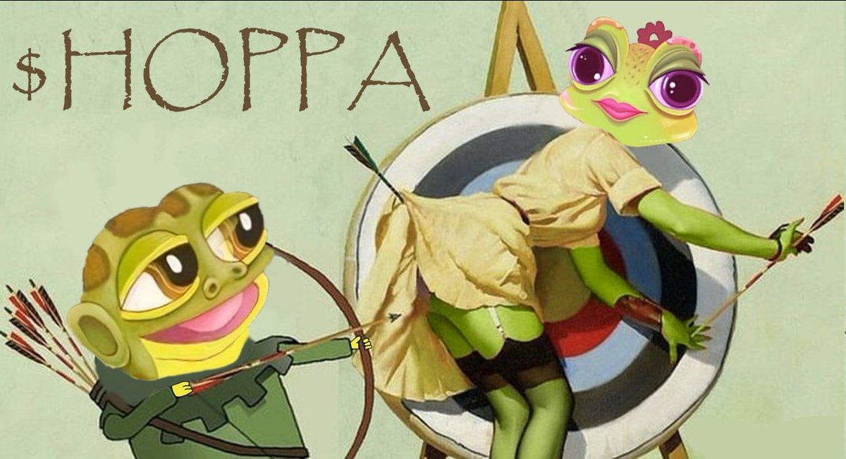 <a href="/HOPPYToken/">$HOPPY 🐸🟠</a> As Hoppa, I must confess, Hoppy is more than just a frog; she's a beacon of love and charm.

Buy and hold $HOPPA to earn $HOPPY reflections! 🩷🐸

📌dextools.io/app/en/ether/p… $pepe #pepe
