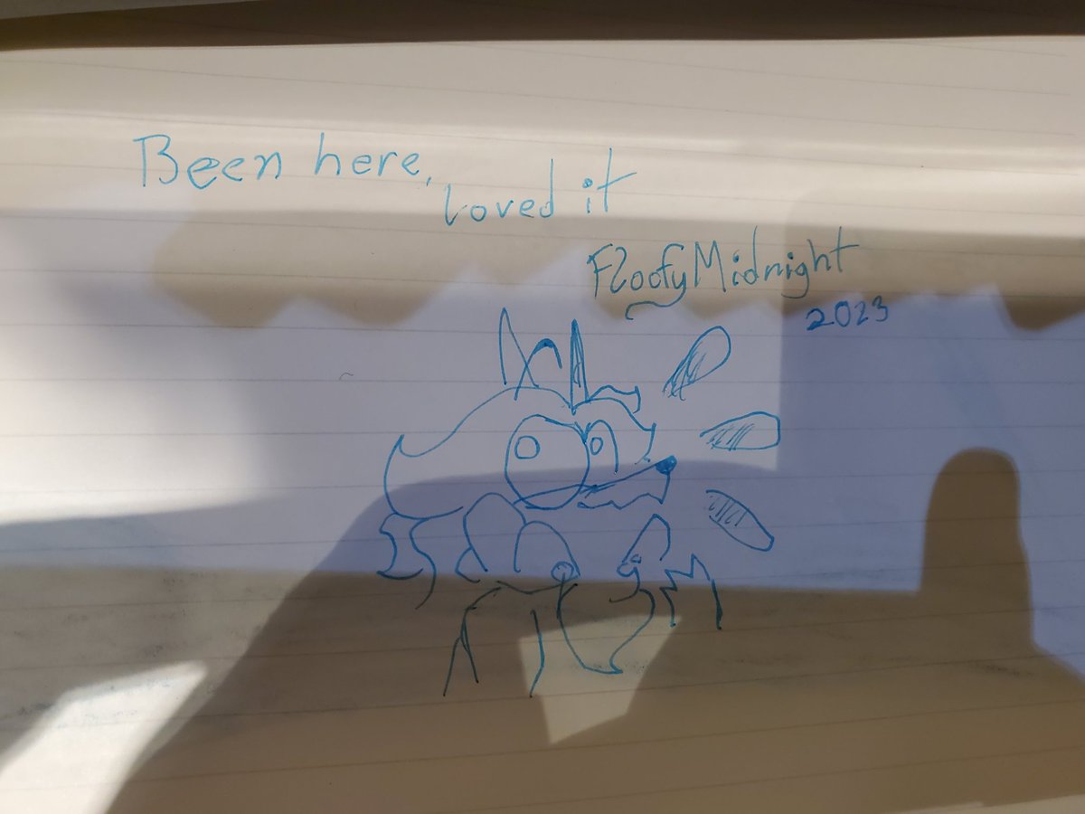 FloofyMid's tweet photo. Just leavin my mark. Wonder if anyone will find it.. probably not 👀 https://t.co/NLRRo2uVHA