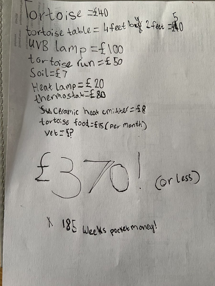 Think she’ll keep saving for the next 3 and a half years?! The ‘or less’ is marketplace options…! #research #commitment #bargainhunter