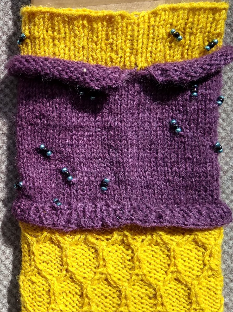 Ctrlstra's tweet photo. @StolenStitches Yay, but not too often. I made these fun socks for Sock Madness, "Socks of Little Brain".  Inspired by the story of Winnie the Pooh using a balloon to fly to the top of a tree  to look for honey.  The bees were cute and easy to add to the knitting. https://t.co/3gNBy2HKkk