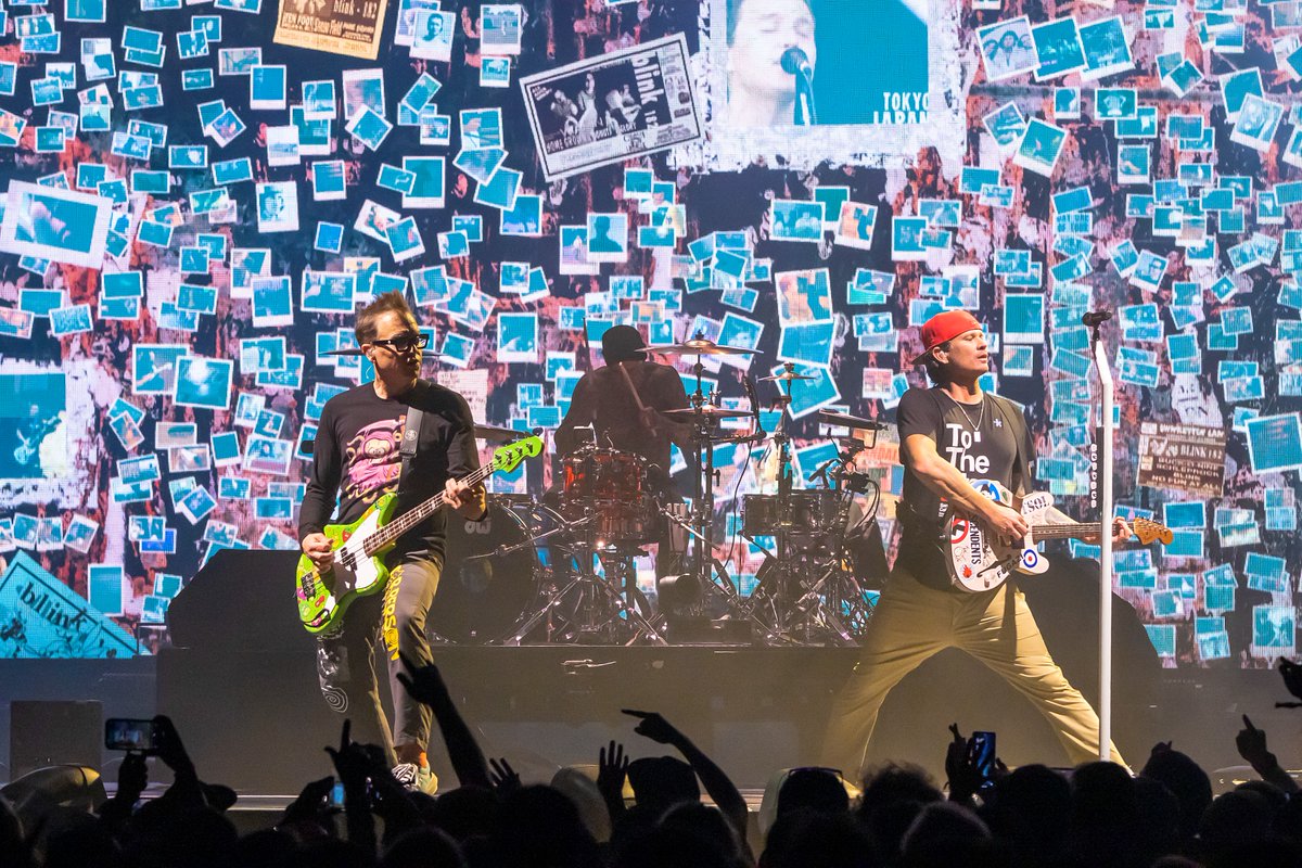 We fell in love with the guys at the rock show ❤️🤘 Shout out to @blink182 for an incredible soldout show! 07.13.23 | 📸: @photorushin