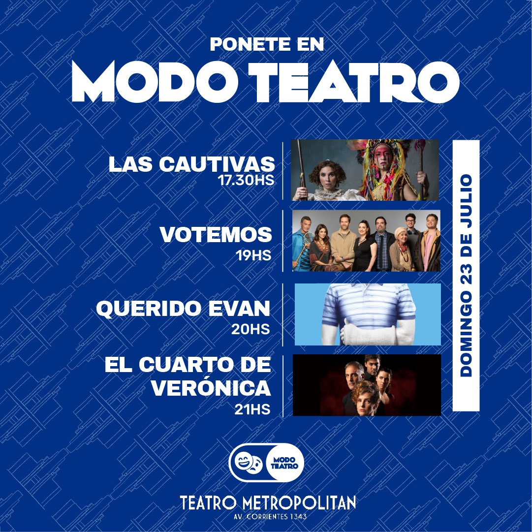 Teatro Metropolitan tweet media