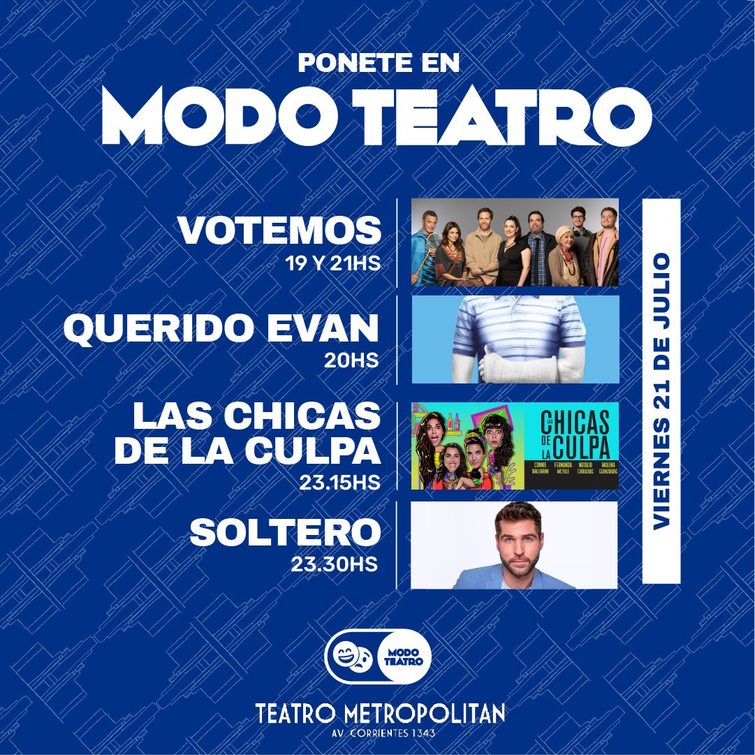 Teatro Metropolitan tweet media