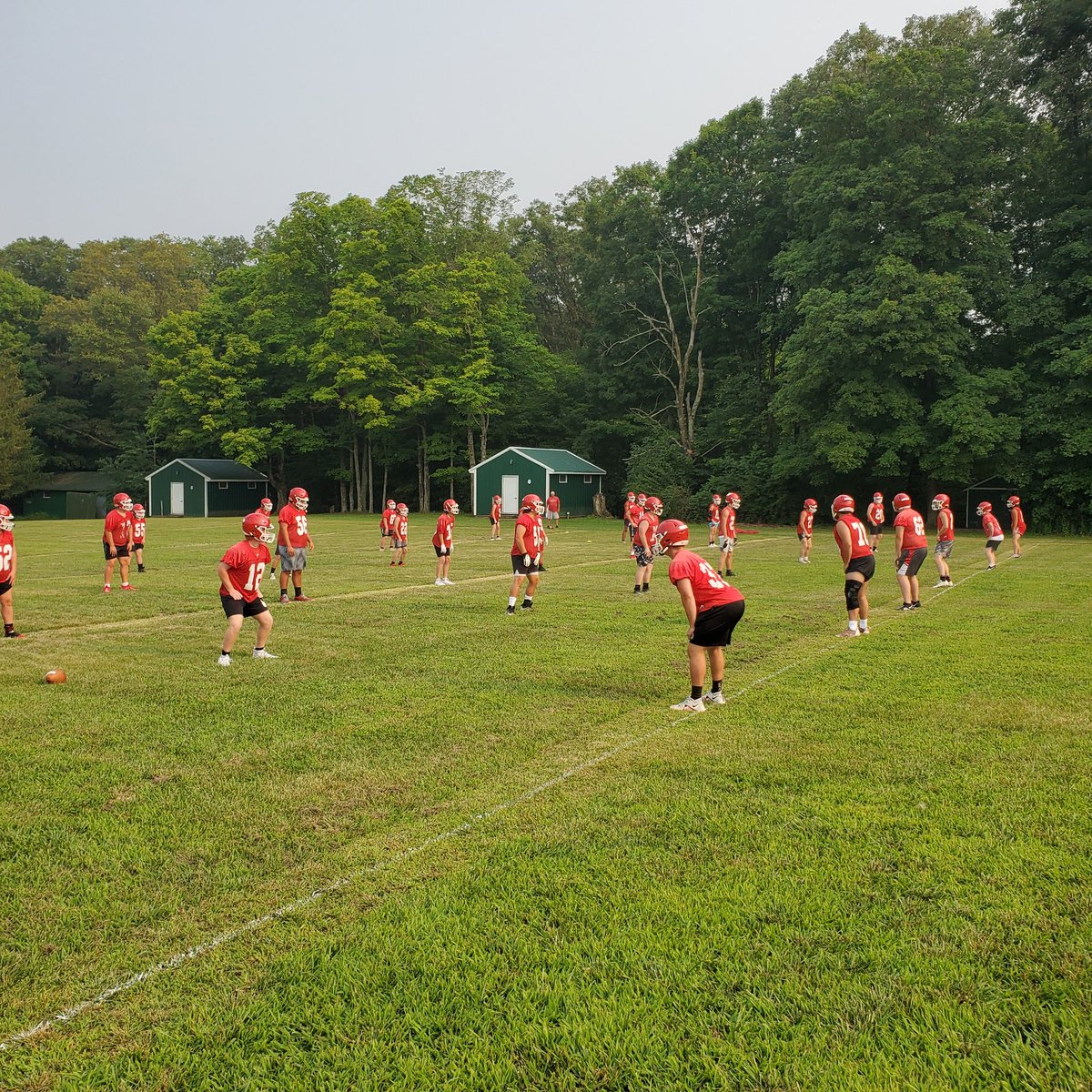 Small town, big tradition. Day one of camp.