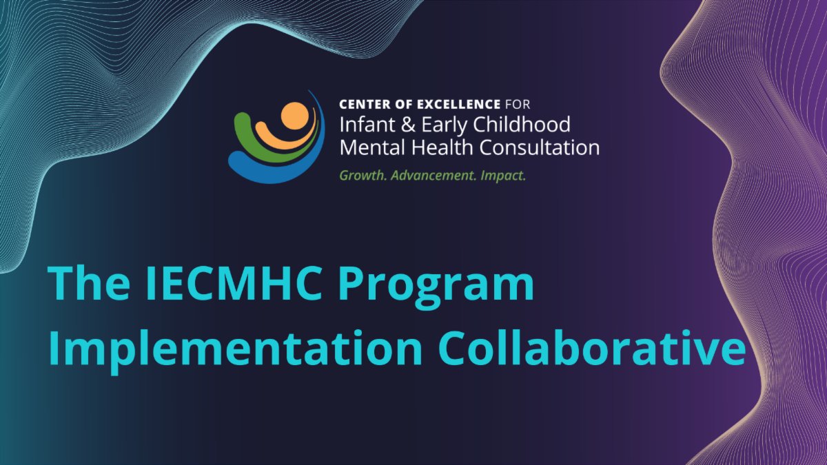The Center of Excellence for Infant and Early Childhood Mental Health Consultation is proud to announce an exciting training &amp; technical assistance opportunity! conta.cc/3JYdYPR