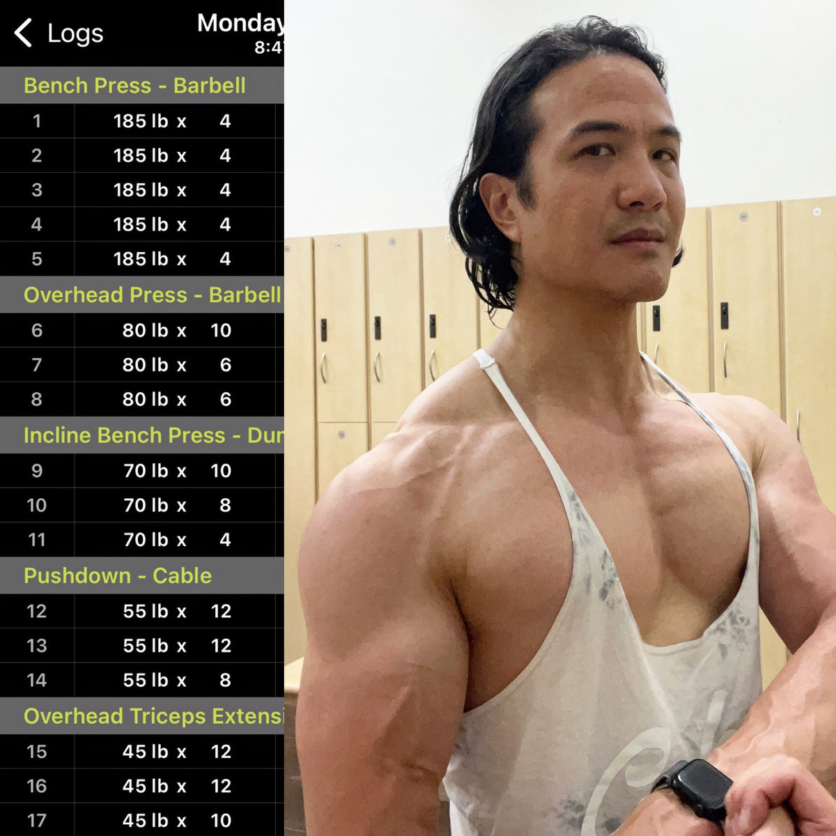 liftrepapp's tweet photo. The work continues…
.
.
.
#gym #fitness #weightlifting #bodybuilding #aesthetic #physique #muscle #flex #asianmuscle #asianbodybuilder #asianguy #asianguys #asianhunk #asiahunks #asianpride #asianphysique https://t.co/vCYckcz48A