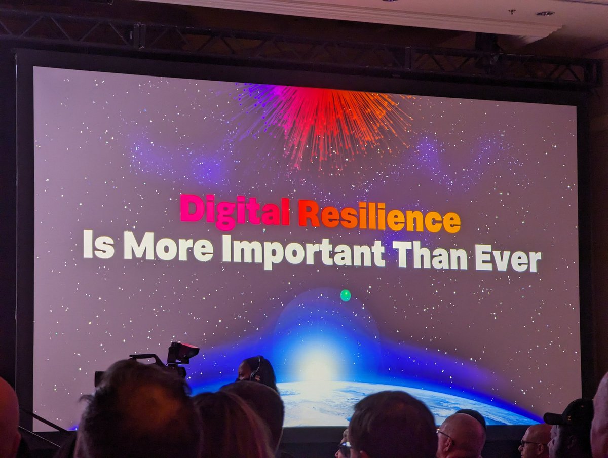 Cannot over state the importance of Digital Resilience <a href="/splunk/">Splunk</a> <a href="/SplunkUK/">Splunk UK</a>  #digitalresilience