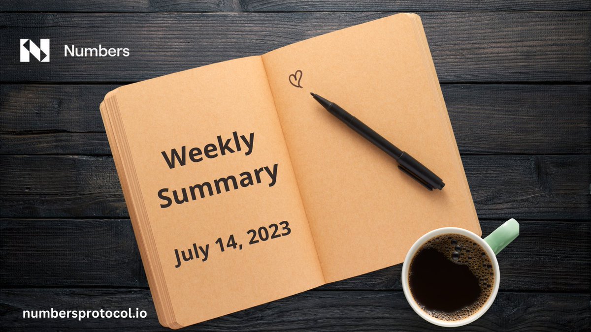 Divided into four sections, the #Numbers Weekly Summary is updated every Friday by the Founding Team

Updated on July 14, 2023, here is the weekly summary 👇

🪡🧵

#NumArmy #Web3