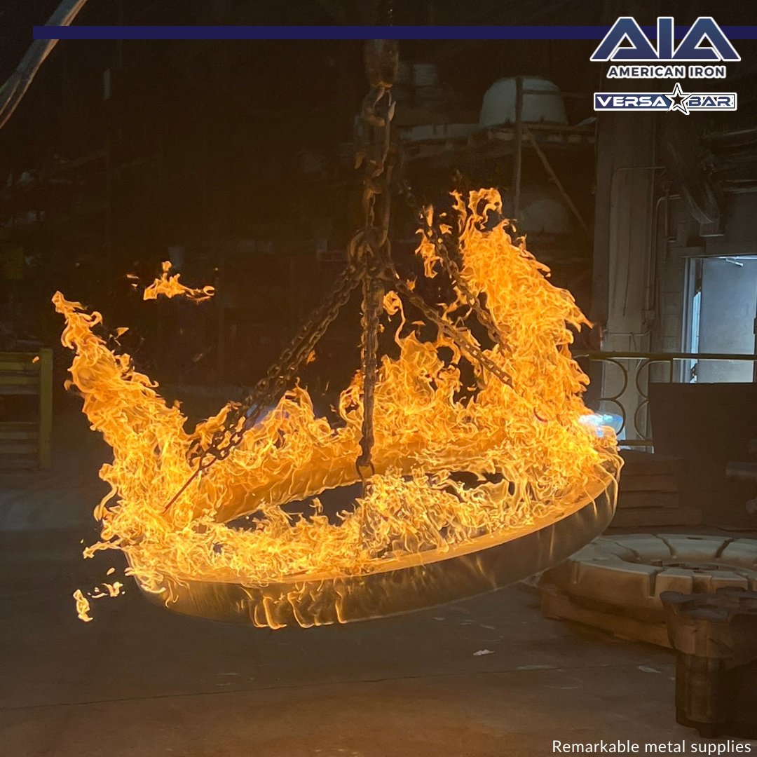 contcastiron's tweet photo. The ring of fire. Happy Molten Monday crew!

#narya #ringoffire #ring #fire #washing #casting #castings #metal #remarkable #moltenmonday #foundry #lordoftherings #heat https://t.co/7NbtBYTXMK