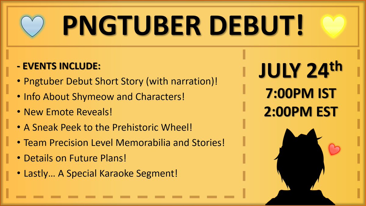 ShyMeow64's tweet photo. I will be debuting my PNGtuber next week on twitch! It will feature a whole assortment of events along with the reveal.  This is both exciting and nerve wracking..! #vtuberdebut
twitch: https://t.co/b2OMiGtJVk https://t.co/keTuEgngFy