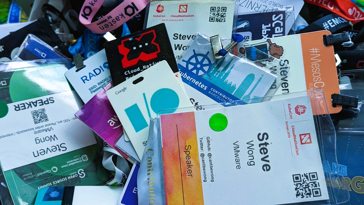 Just hit a service anniversary at VMware. I've kept a boxes of conference speaking badges and patent plaques in the attic but nothing is better than the experiences with the people I’ve learned from and worked together with over 21 years