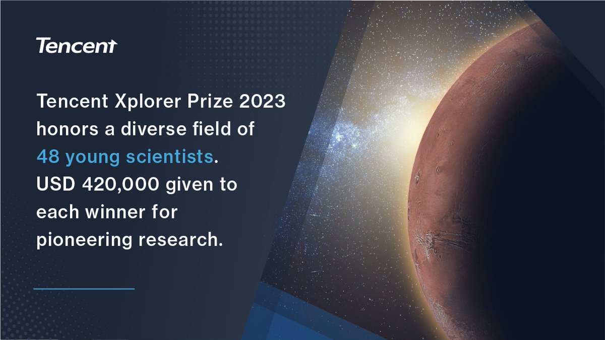 TencentGlobal's tweet photo. From exploring life on Mars and origins of birds, to delving into quantum information and earthquake resistance: the #XplorerPrize funds ground-breaking #research projects that could greatly benefit society. #science https://t.co/Y1AoxEglM6