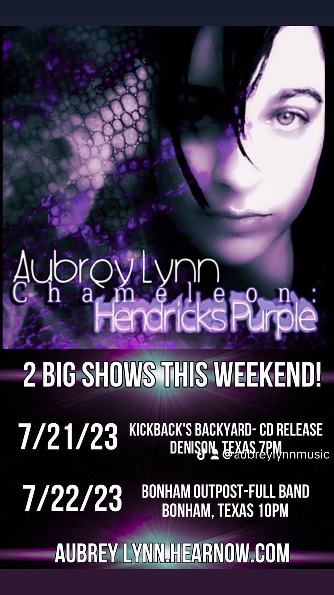 aubreylynnmusic's tweet photo. 2 BIG SHOWS THIS WKND! #AubreyLynnMusic #AubreyLynn #jeffhopson #jeffhopsonmusic #texomalive #kickbacksbackyard #denisontx #albumrelease #new #newmusic #music #texascountry #countrymusic #bonham #bonhamtx #bonhamoutpost #full #band #dancehall #july https://t.co/ClBvEzjSU5
