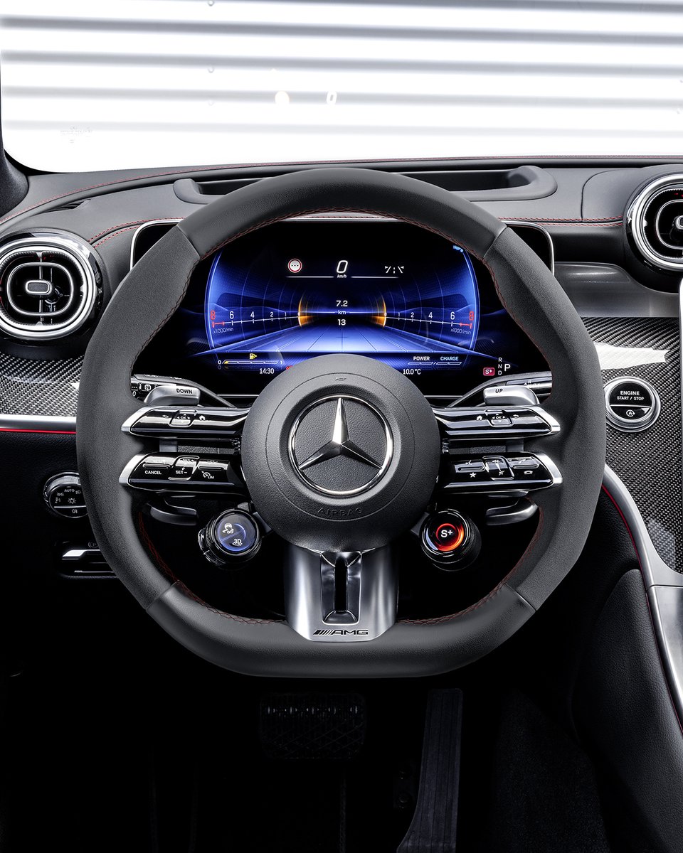 MercedesBenzUSA's tweet photo. The 2024 AMG GLC 43 SUV, arriving to the U.S. in early 2024.

Mercedes-AMG driving features like Performance 4MATIC permanent all-wheel drive and AMG RIDE CONTROL suspension put the road at your fingertips.

#MercedesBenz #MercedesAMG #GLC https://t.co/ZbyqJfLYBt