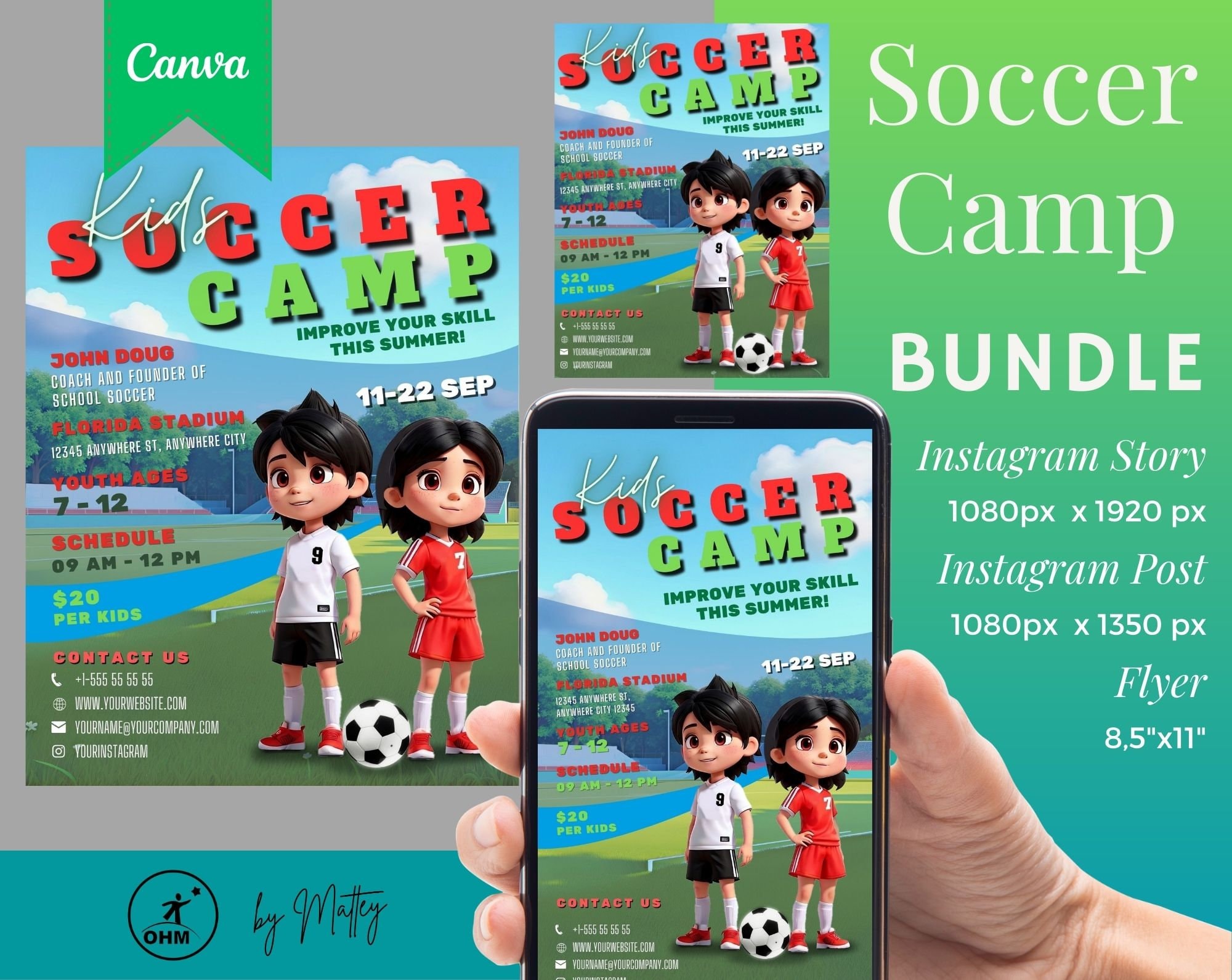 Image 8 for Sports Camp Flyer Template