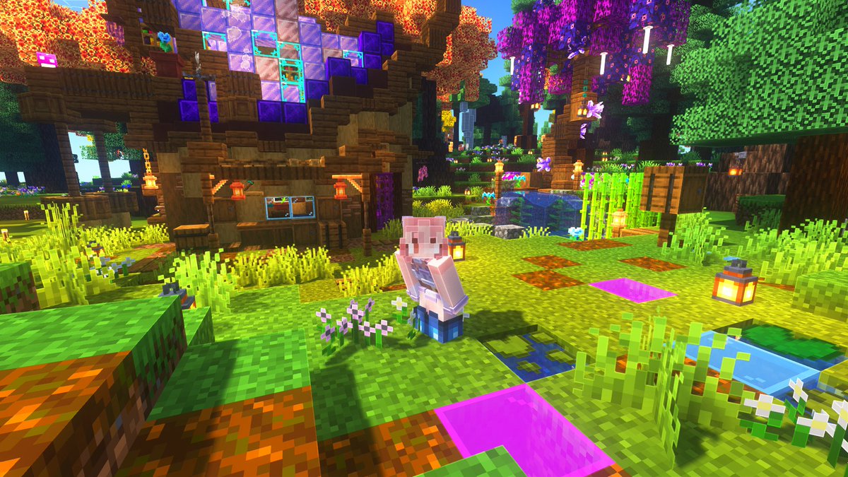 pixiiuwuOLD's tweet photo. let's play with some magic mods besties! going live now with @enchantedmcsmp ! link in replies~ https://t.co/l32LXvY5Ng