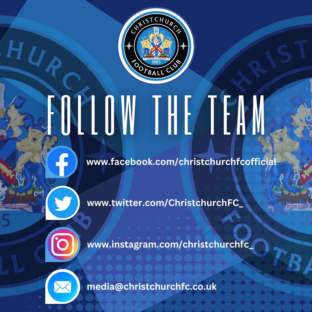 Christchurch FC on Twitter "𝗙𝗢𝗟𝗟𝗢𝗪 𝗧𝗛𝗘 𝗧𝗘𝗔𝗠 To keep up to date with our team then follow our