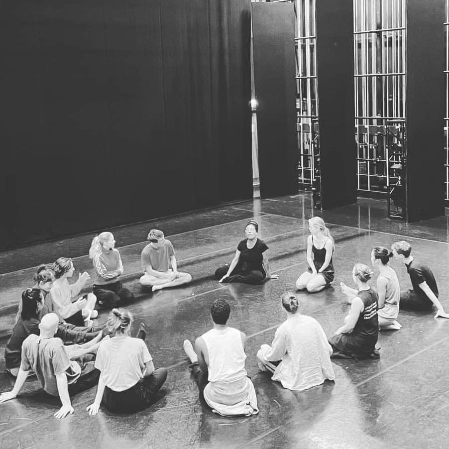 4X10 begins. 
a big project for us as we create new work with Daisy Howell, June Campbell Davies and Osian Meilir. 
4 10 minute works for an audience on 4 sides. An evening shaped by artists of Wales, shaping perceptions of contemporary Wales.

ndcwales.co.uk/4x10