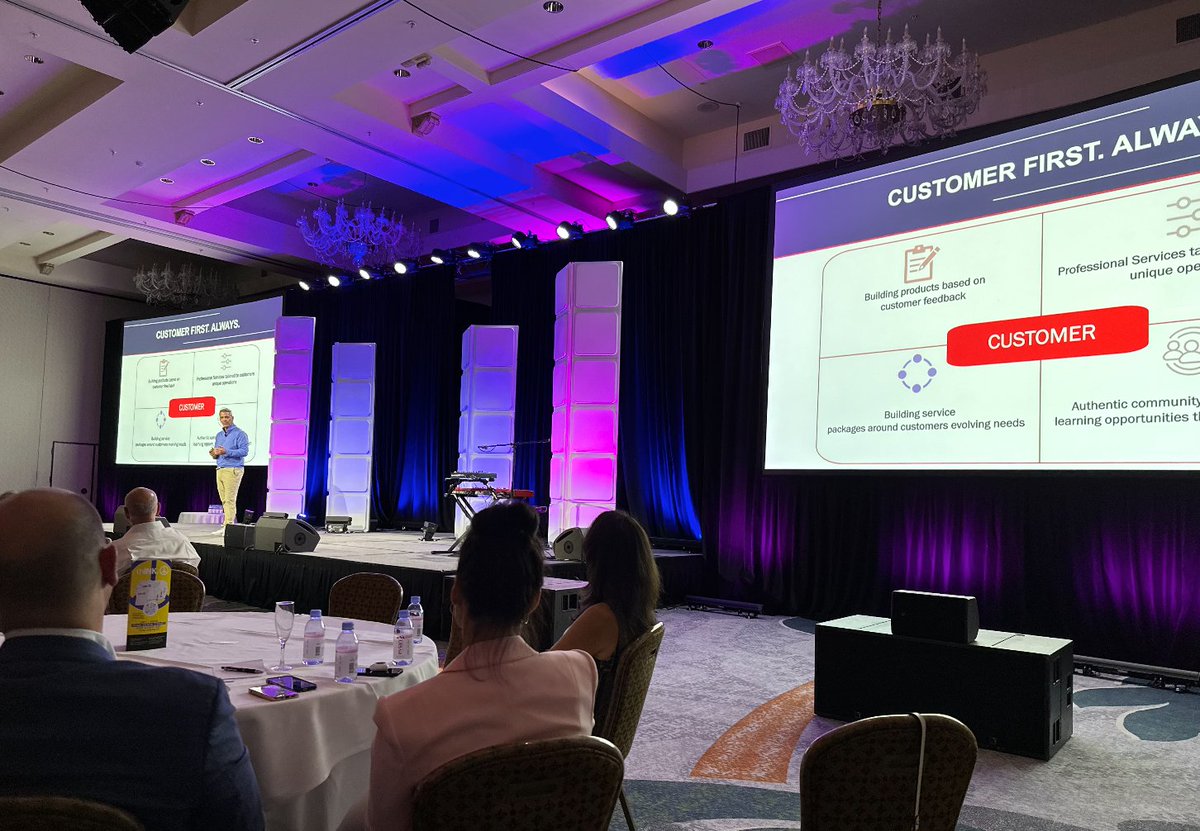 Francis McMahon from <a href="/Canon_Solutions/">Canon Solutions</a> shares customer first philosophy at #thINKAhead2023 <a href="/FmcmahonA/">Francis A Mcmahon</a>