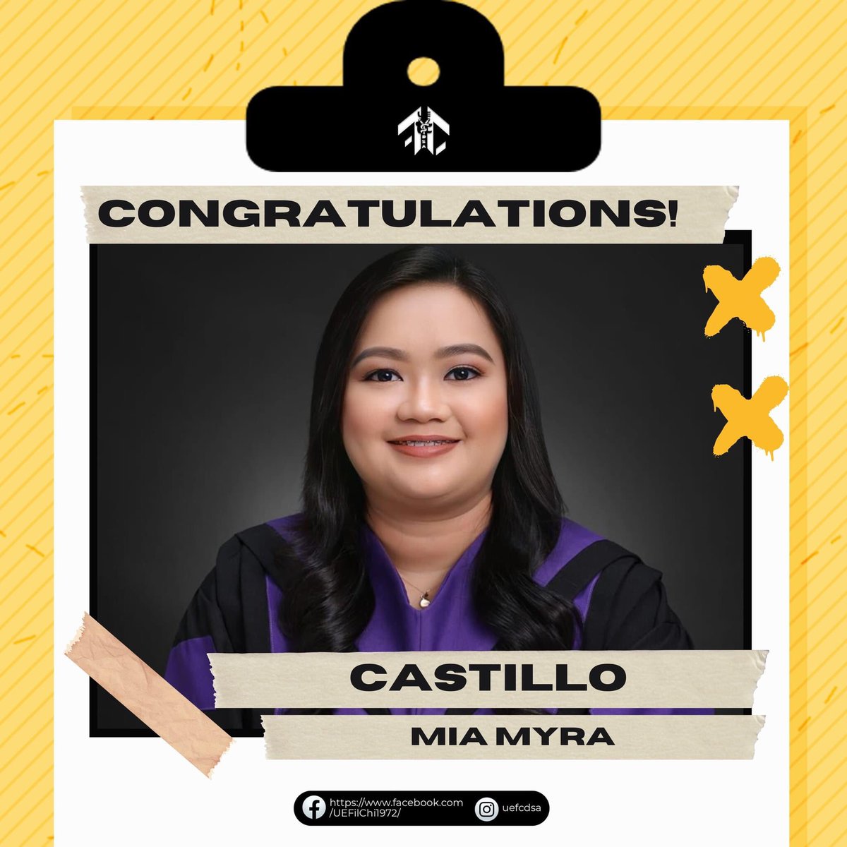 UEFCDSA's tweet photo. "Smiling your way to success! UEFCDSA dentistry graduates of 2023!"

Congratulations graduates! Your hard work and dedication have paid off, and now you're ready to make smiles shine brighter. Wishing you a bright and successful future as you embark on your dental career. https://t.co/P7mK6JtxHN