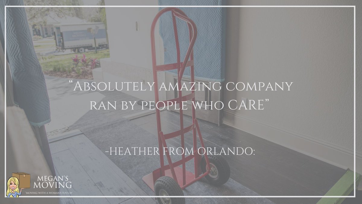 megansmovingco's tweet photo. Megan’s Moving stands out because we CARE! 💙
.
If you are in need of exceptional moving services, send us a DM or give us a call! 
.
#moving #movingservices #movingcompany #professionalmoving #realestate #florida #orlando https://t.co/f1LUPmmNHJ