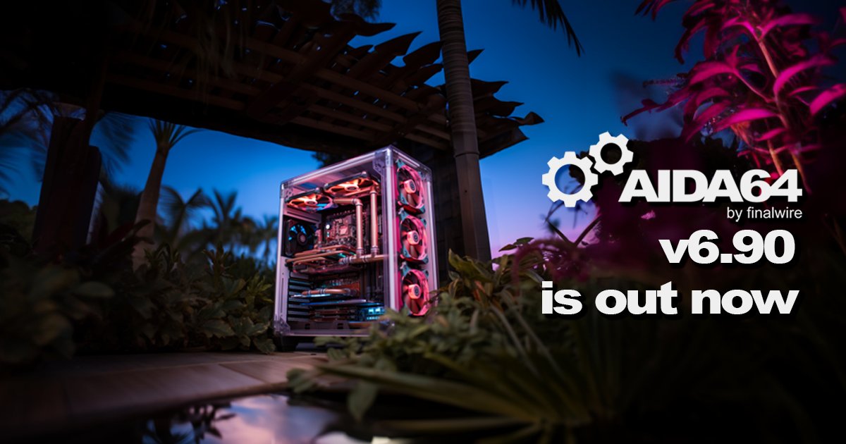 AIDA64_Official's tweet image. 📢 #FinalWire unveils #AIDA64 v6.90—the ultimate diagnostic and benchmarking tool! 🖥️ With support for the latest @AMD Radeon RX 7600 and @NVIDIA GeForce RTX 4060 GPUs, you can optimize your system like never before. aida64.com/news/aida64-v6…
 #SystemOptimization #Benchmarking