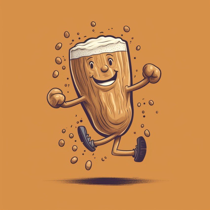 A wonderful image courtesy of Anthony Jones (a @DurUniEarthSci PhD student working on our peanut fun projects) who used AI to merge peanuts and beer in a way I guess none of us expected. Fantastic.