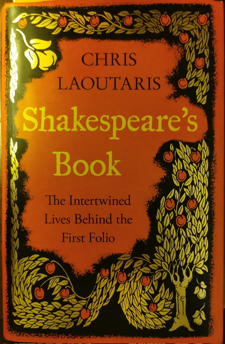 JohannaNield's tweet photo. I've just finished reading this magnificent book by @DrCLaoutaris. It's a fascinating &amp; enlightening treasure trove, filled with  details of how, when, why &amp; by whom Shakespeare's First Folio was created, and a spotlight on that period in history. I love it 😍
#Shakespeare
#books https://t.co/k8JGVUr1zo