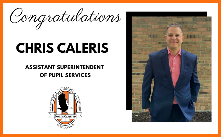 The Board of Education approved two personnel changes at tonight's meeting. Scott Moore will be the new Human Resources Director and Chris Caleris will be the Assistant Superintendent of Pupil Services. Read more here: northolmstedschools.org/protected/Arti…