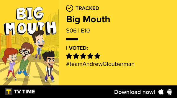 JcgmMis's tweet photo. I've just watched episode S06 | E10 of Big Mouth! #bigmouth  https://t.co/73hm95wo2P #tvtime https://t.co/h4NVn07I75