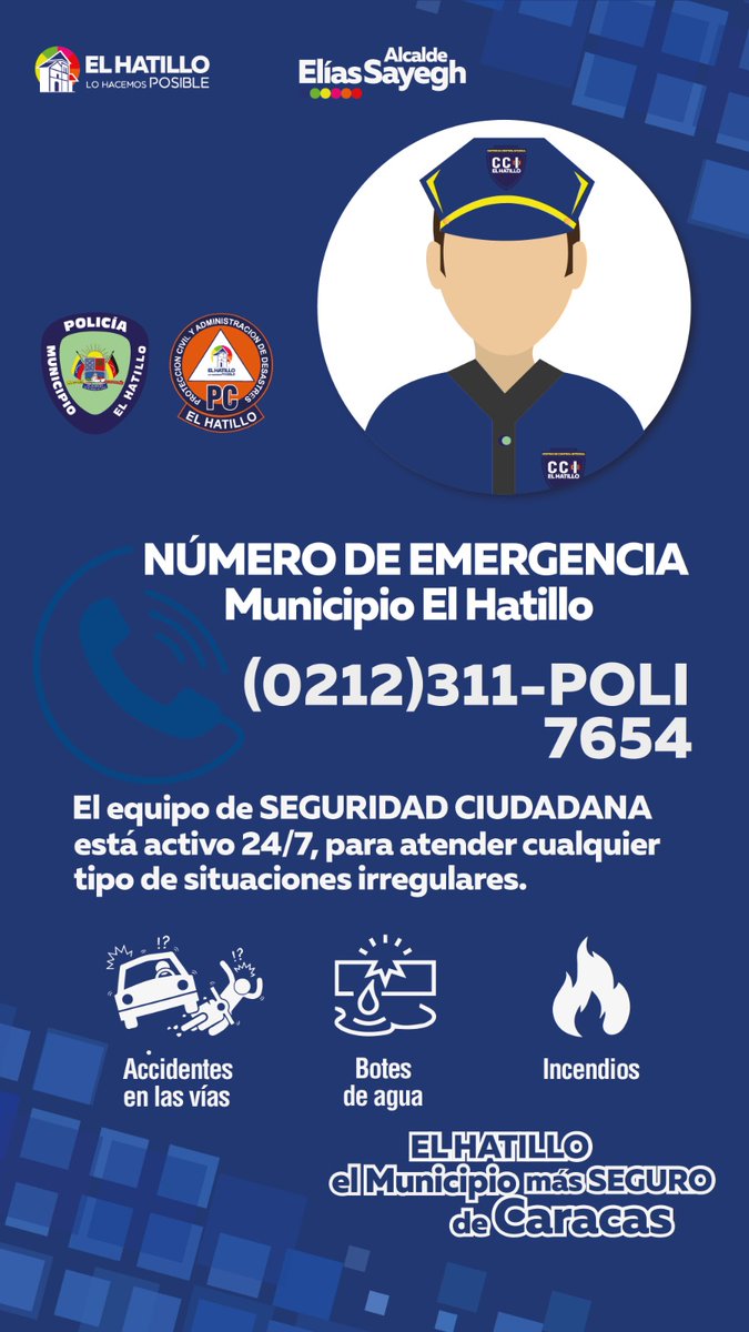 ElHatillo's tweet photo. Fuerte lluvia en nuestro municipio El Hatillo, tener precaución en las vías. Nuestro equipo de @PC_ElHatillo y @PoliciaHatillo se encuentran atentos para atender cualquier contingencia que pueda presentarse por la lluvia.
📞0212-311-POLI (7654)
#ALERTAHATILLO https://t.co/gREUVAoHCJ