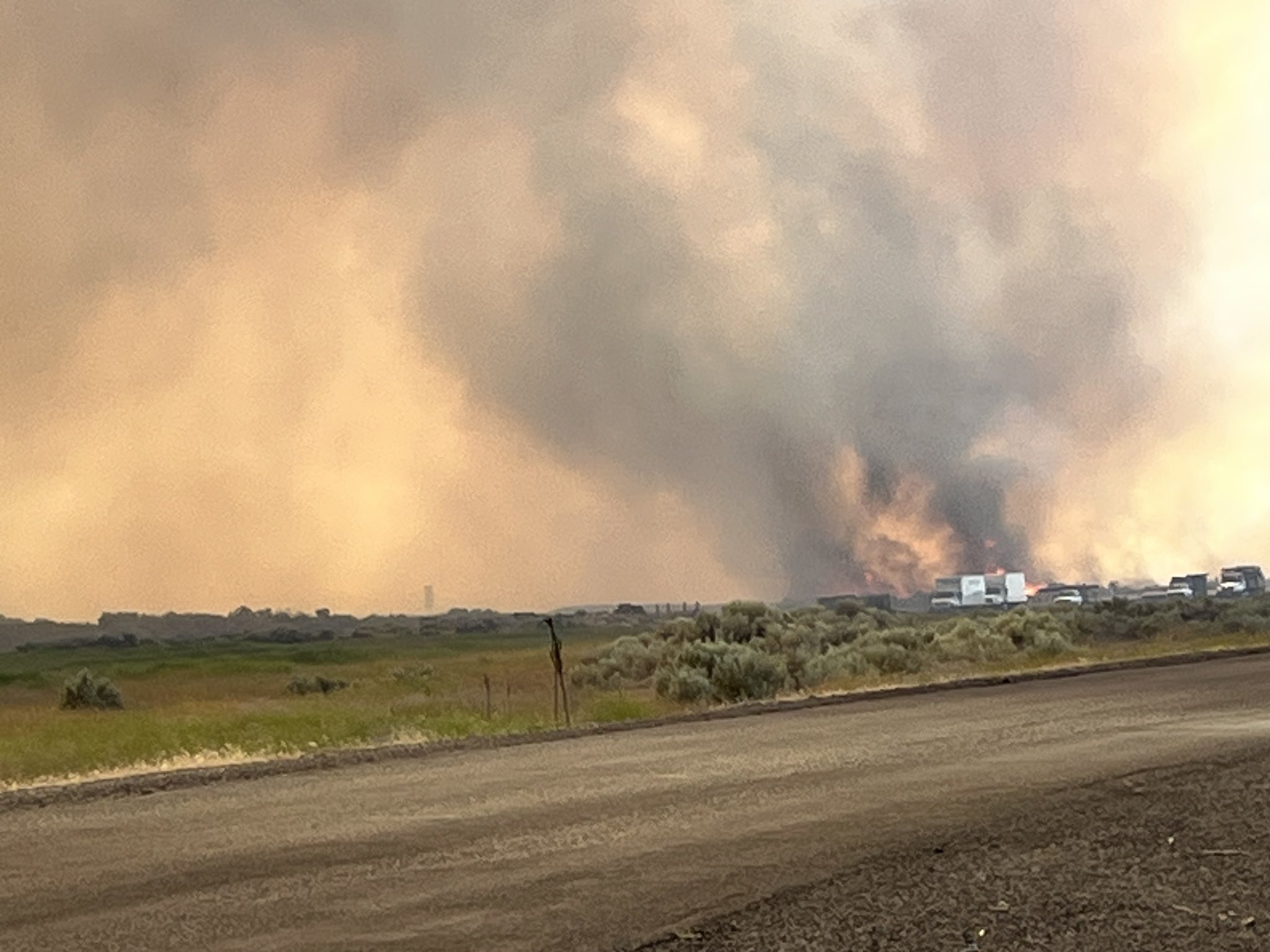 WSDOT East on Twitter "More pictures from our crews in Ritzville. The