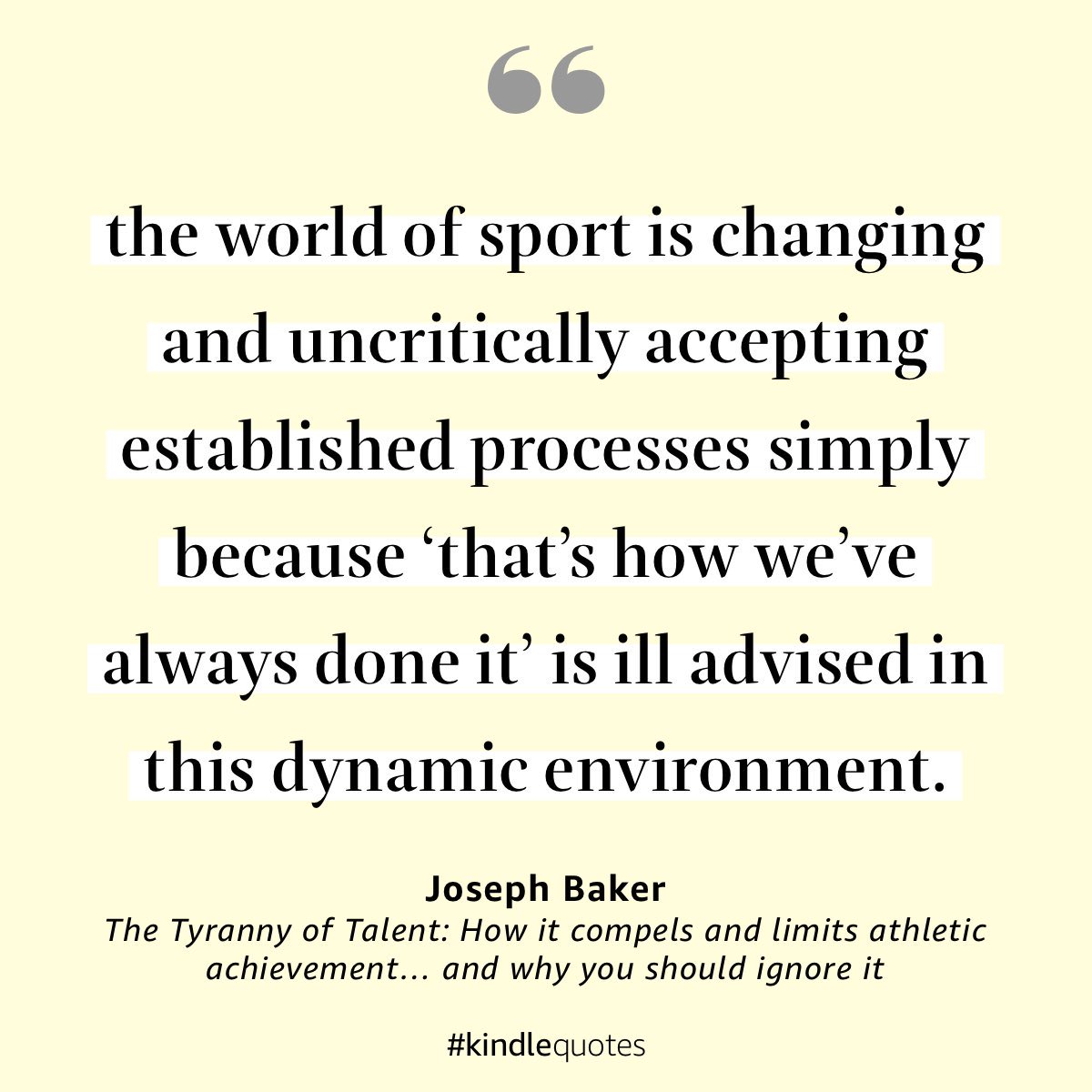 mrsmaion's tweet photo. YES! As my children move through youth sport, I hear the answer “that’s how we’ve always done it” more often than not. Follow the research. If “we know better, we should do better” (Matt Young @mattyoung101 ) https://t.co/es39Omcgdk